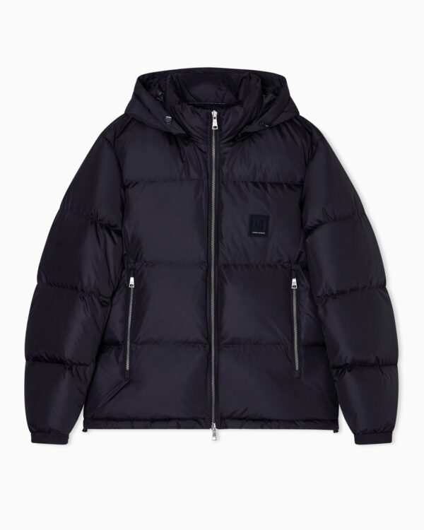Armani Exchange Padded down jacket with hood
